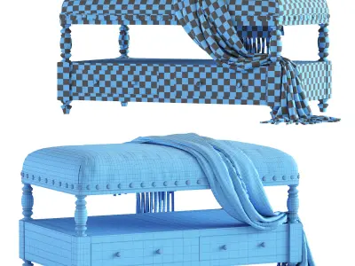 Bench Bailor Uttermost 3D model