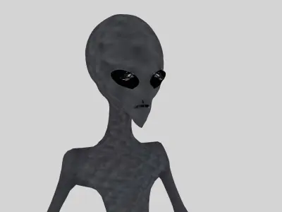 ALIEN DONE IN THE BLENDER 3D model