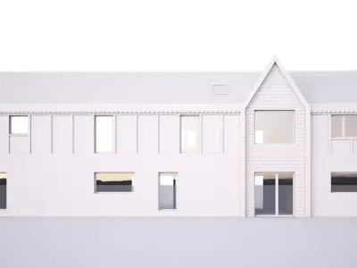 British House Horse and Groom 3D model