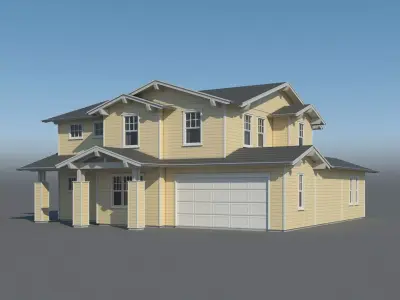 Generic House 002 3D model