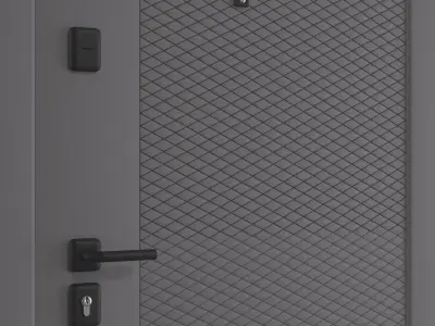 Delta Pro PP entrance door 3D model