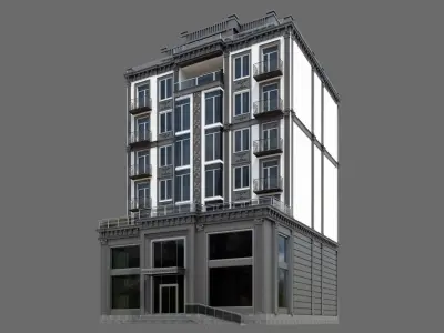 Residental Building ID037 3D model