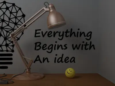 Study Lamp 3D model buy