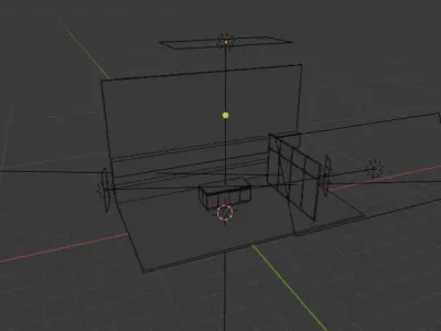 Kitchen Center Island Free low-poly 3D model