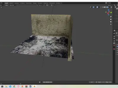 The old empty place Free 3D model