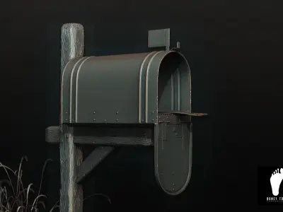 3D Mailbox 3D model