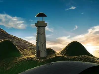 light house  3D model