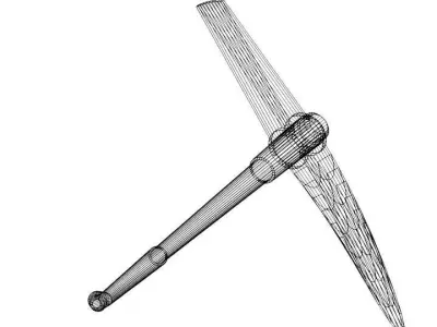Civil Tool - Pick-axe 3D model