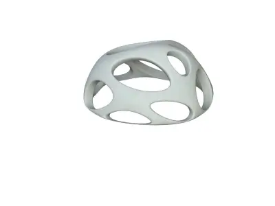 SciFi Cube Object No 47942 Low Poly Shape Low-poly 3D model