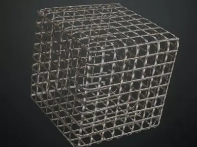 Fence Metal PBR Seamless Texture purchase