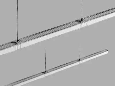 Paulmann Lento LED hanging light dimmable 3D model