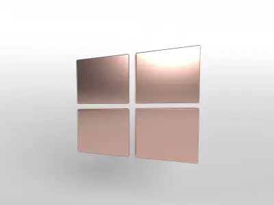 Windows 10 Logo v1 005 Free low-poly 3D model