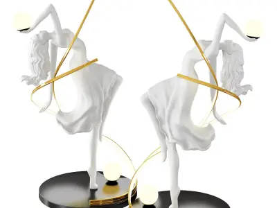 Floor Lamps Famil 3D model