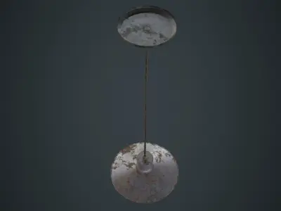 Hanging Lamp 3D Low-poly 3D model