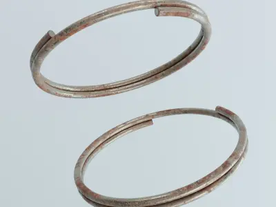 Key Ring Free 3D model