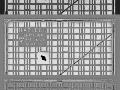 Manhole Covers Texture