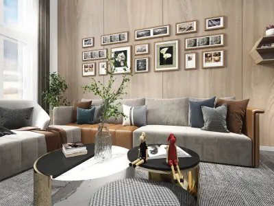 Single apartment 3D model