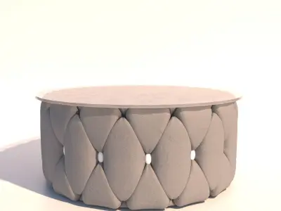 Round sofa for interior Free 3D model