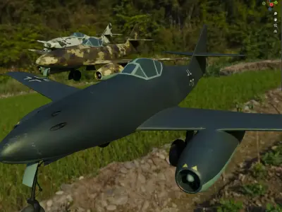 Messerschmitt Me 262 pack 3D model