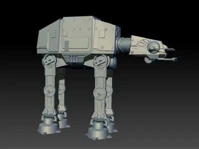 ATAT 3d Model playset 3D print model