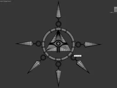 gama Props gameking Wisdom Millennium Wheel Low-poly 3D model