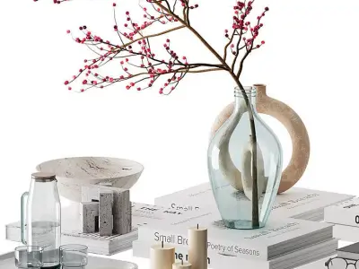 Decorative Set 3D model 44