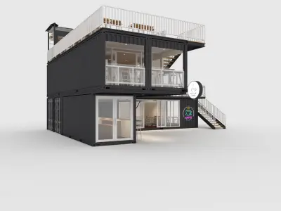 Container Cafe 11 3D model