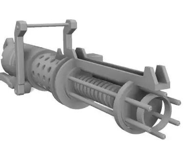 Z-6 Rotary Blaster Cannon - The Clone Wars 3D print model