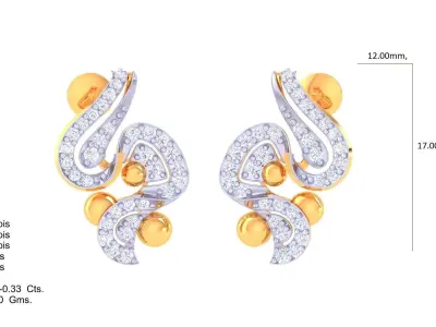 Party-Ready Earrings to Amp Up Your Look 3D print model