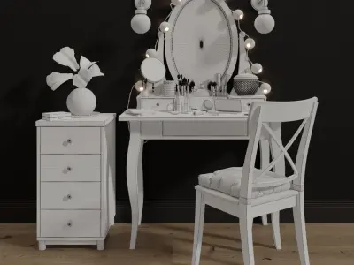 Dressing Table 03 3D model purchase