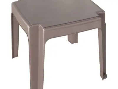 Mocha table for chaise longue 3D model