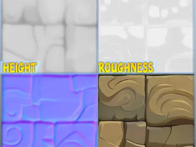 Stylized Tile Seamless Texture Texture get
