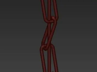 Sciolari Brass Chandelier 3D model