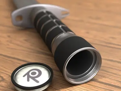 Metal Army Knife 3D model