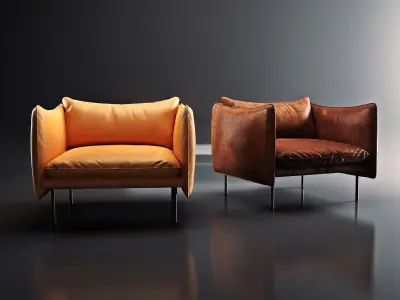 Tiki Armchair 3D model