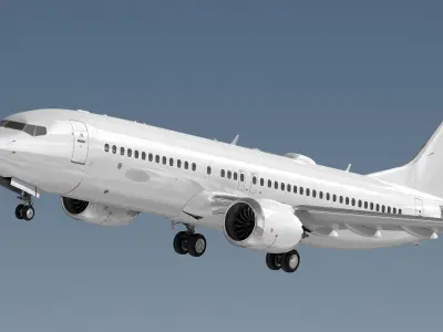  Boeing 737-8 MAX Generic White 
