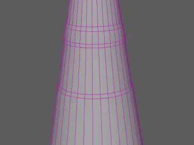 Traffic Cone -  Game Ready Low-poly 3D model