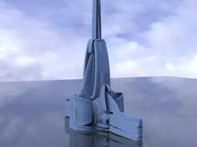 Sci-fi Tower design 6  3D model