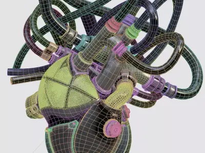Mechanical Heart 3D model buy