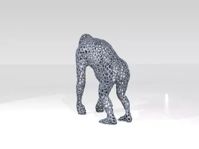 Orangutan Voronoi 3D model