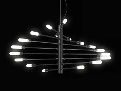 733187 Ragno Lightstar Pendant chandelier 3D model
