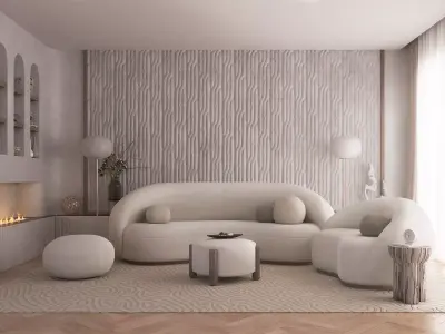 Living room 3D model