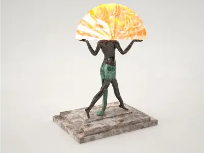 Pro - Standing Woman Lamp 3D model