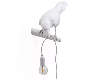 bird lamp 3D print model