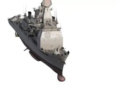 US NAVY NEW TICONDEROGA CLASS CRUISER 3D model