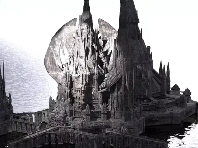 Maleficent Evil Towers  3D model