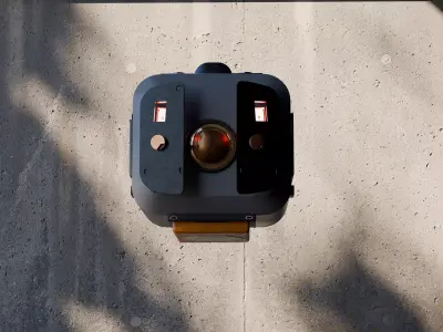 Sci-Fi Probe Model 3D model