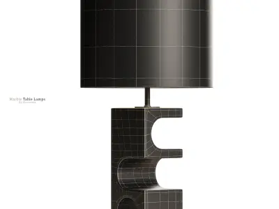 Boveda Stone Table Lamp 3D model