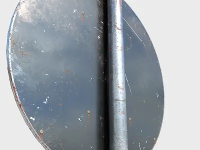 Traffic signs - Collection - PBR  Game-Ready Low-poly 3D model