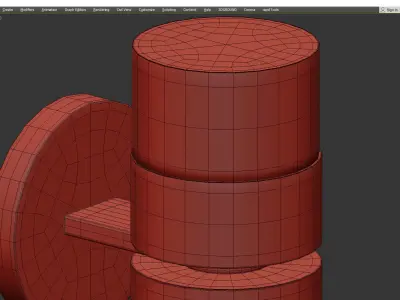 COMFY SCONCE Low-poly 3D model